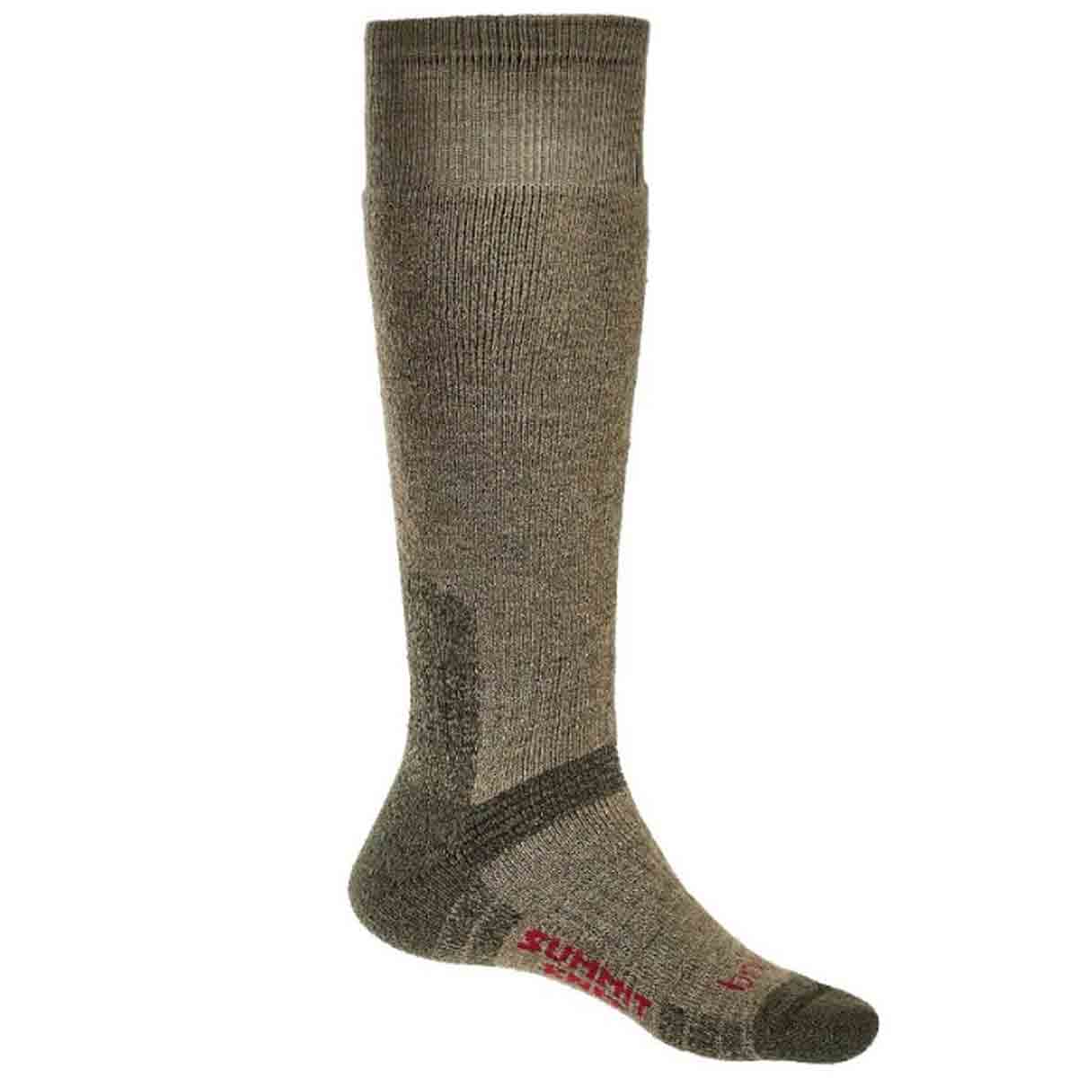 bridgedale knee length heavyweight sock olive