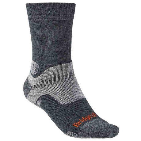 bridgedale hike midweight merino boot sock gunmetal