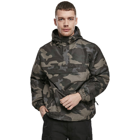 chest pocket dark camo brandit summer windbreaker