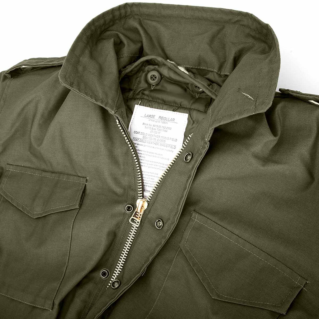 Field Jacket - USA Army Green Canvas | Gustin Field Jackets