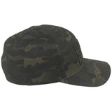 crye multicam black flexfit shooters cap side angle eyelets