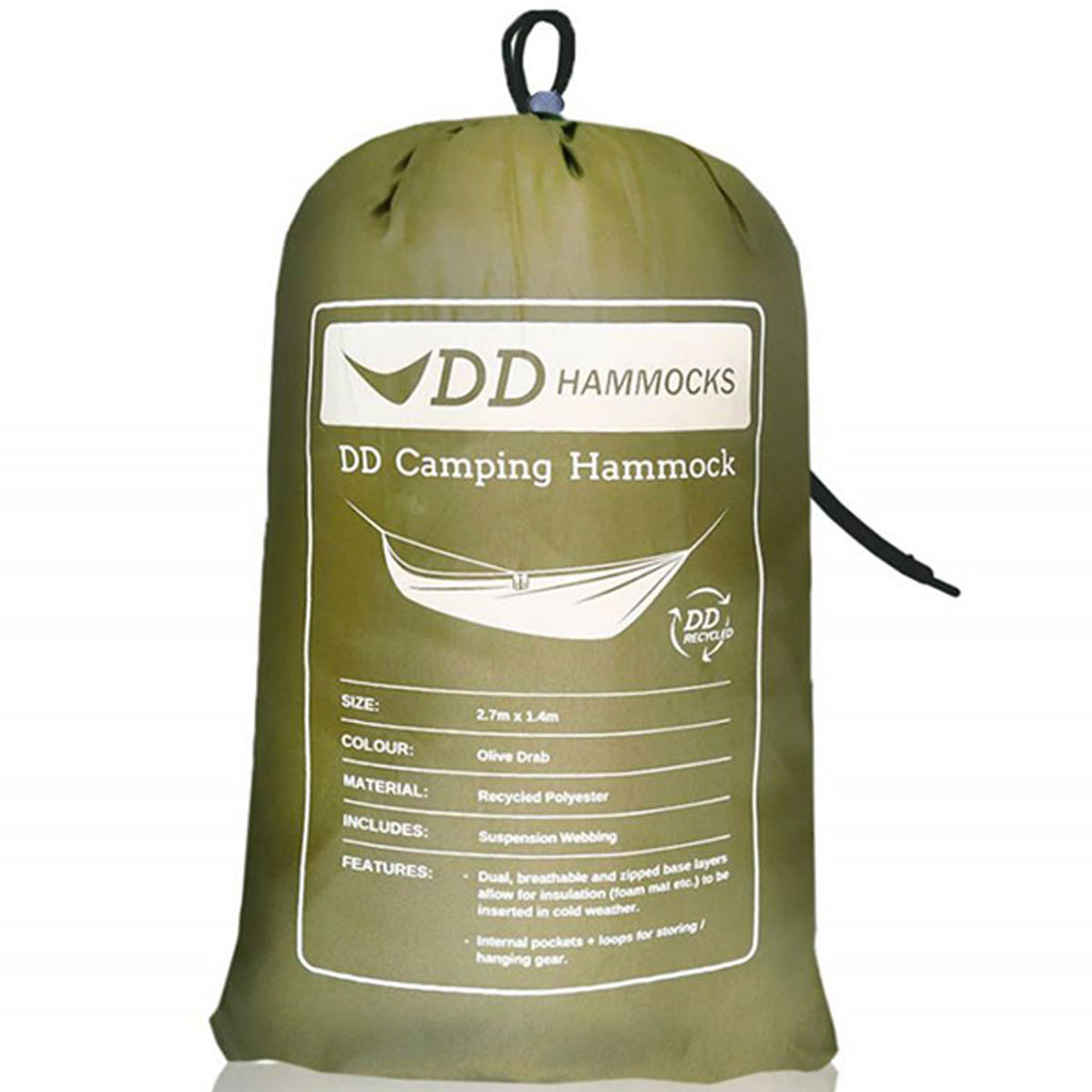 DD Hammocks Recycled Camping Hammock Olive Drab | Military Kit