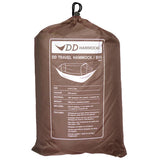 dd travel hammock bivi brown stuff sack