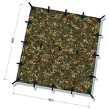 dimension of 4x4 tarp multicam