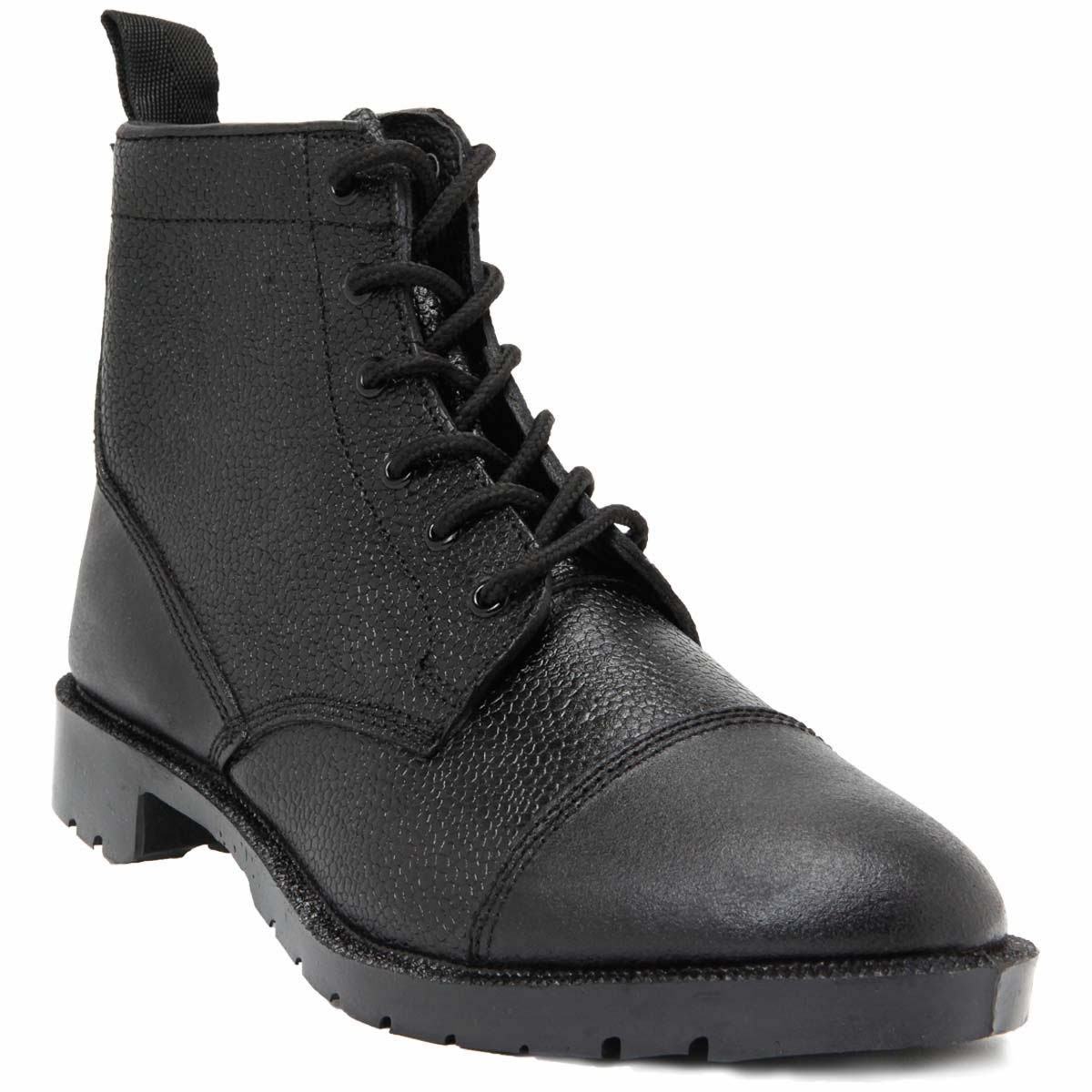 Grafters Black Leather Cadet Boot Free Delivery Military Kit