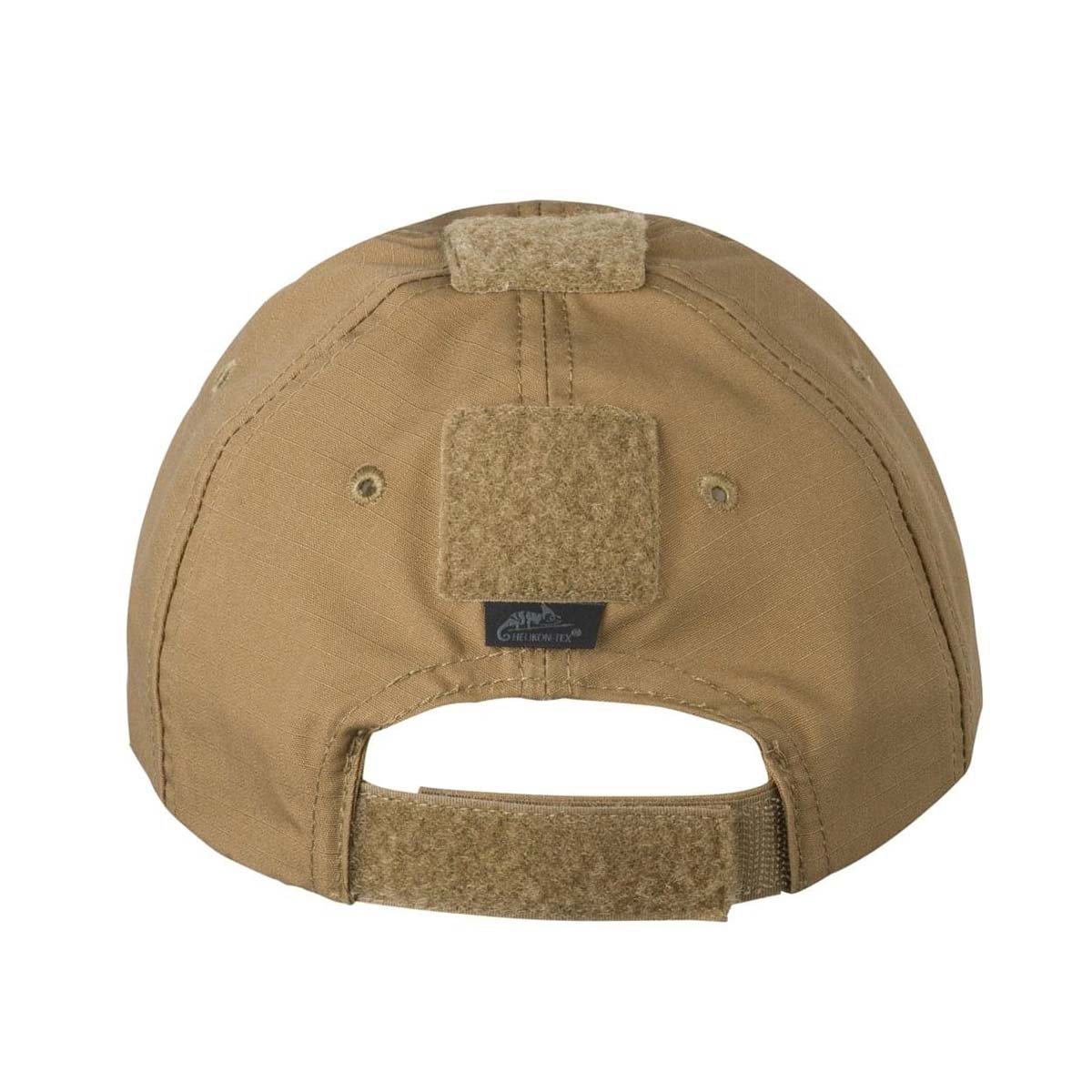 rear of helikon tactical baseball cap coyote