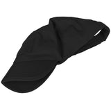 helikon folding baseball cap black folded side view