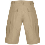 rear of helikon bdu shorts khaki