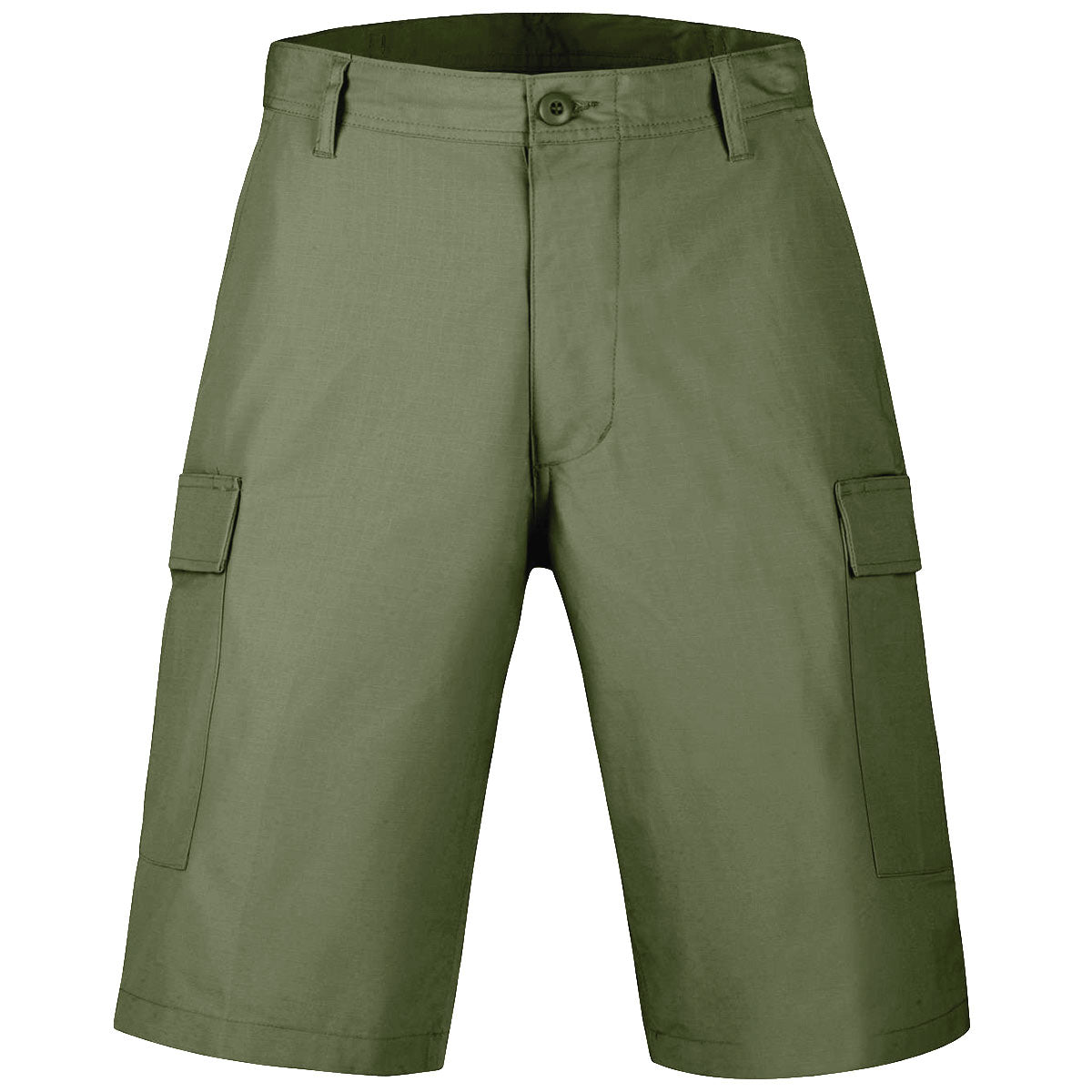 front of helikon bdu shorts olive green