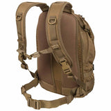 shoulder straps on helikon edc backpack coyote