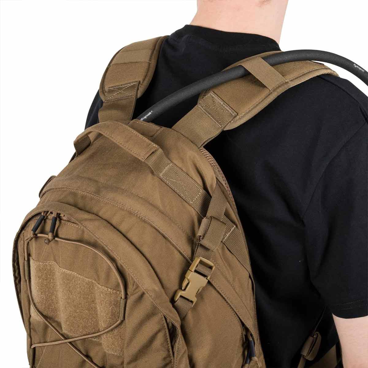 hydration tube of helikon edc backpack coyote