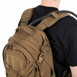 hydration tube of helikon edc backpack coyote