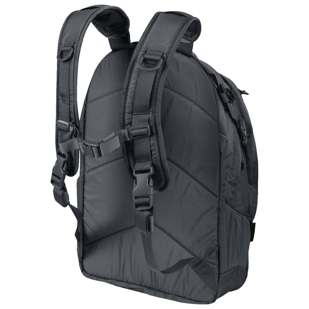 Rear of Helikon EDC Lite Backpack Shadow Grey