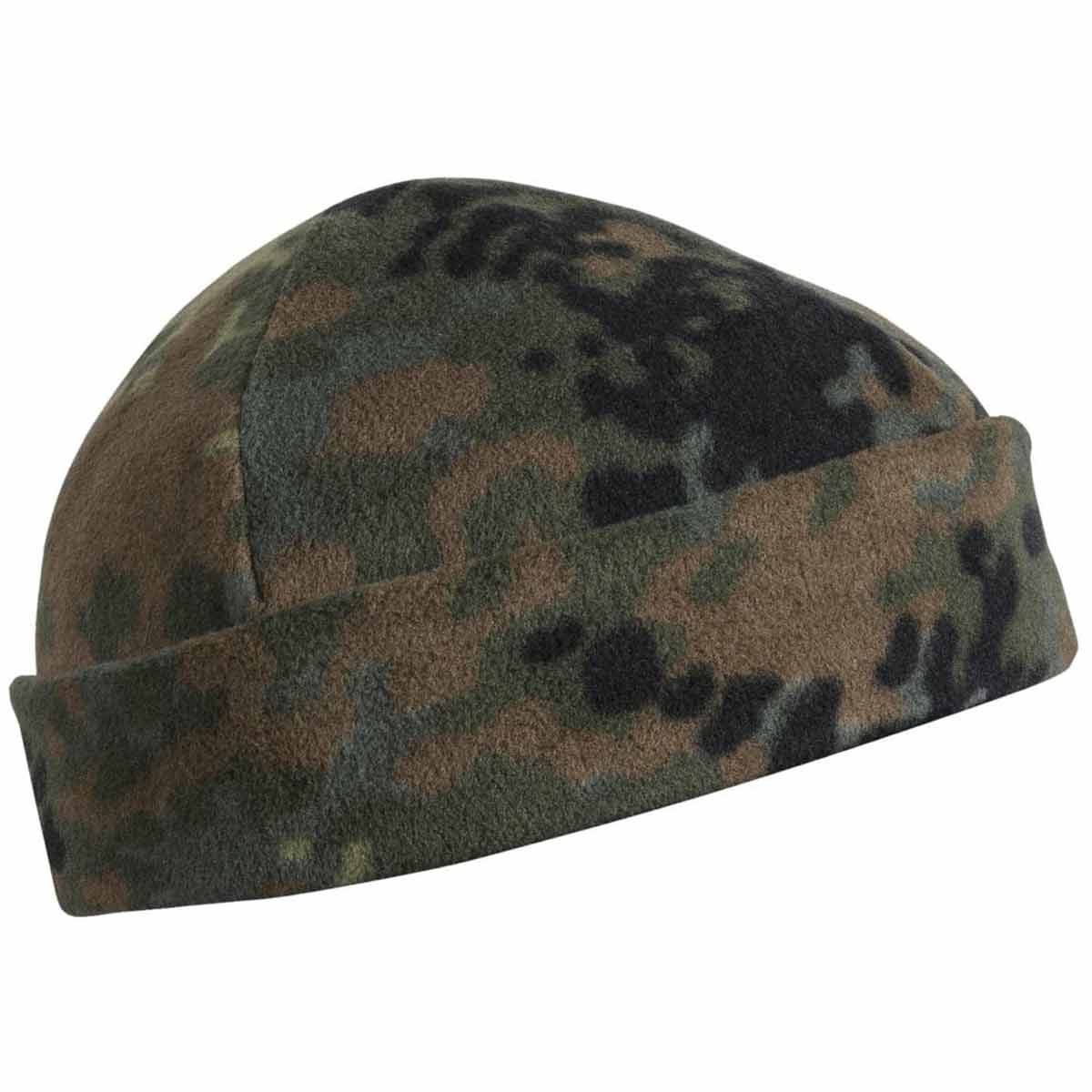 helikon watch cap fleece beanie flecktarn camo