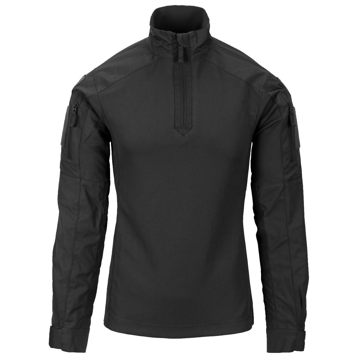 Front of Helikon MCDU UBACS Combat Shirt Black