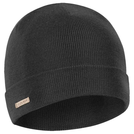 helikon winter merino wool beanie hat black