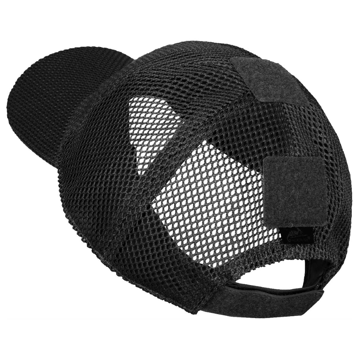 top of black helikon mesh baseball cap