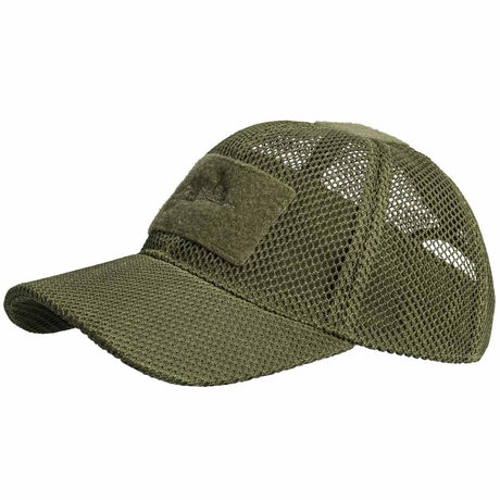 helikon mesh baseball cap olive green