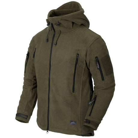 helikon patriot fleece jacket olive green