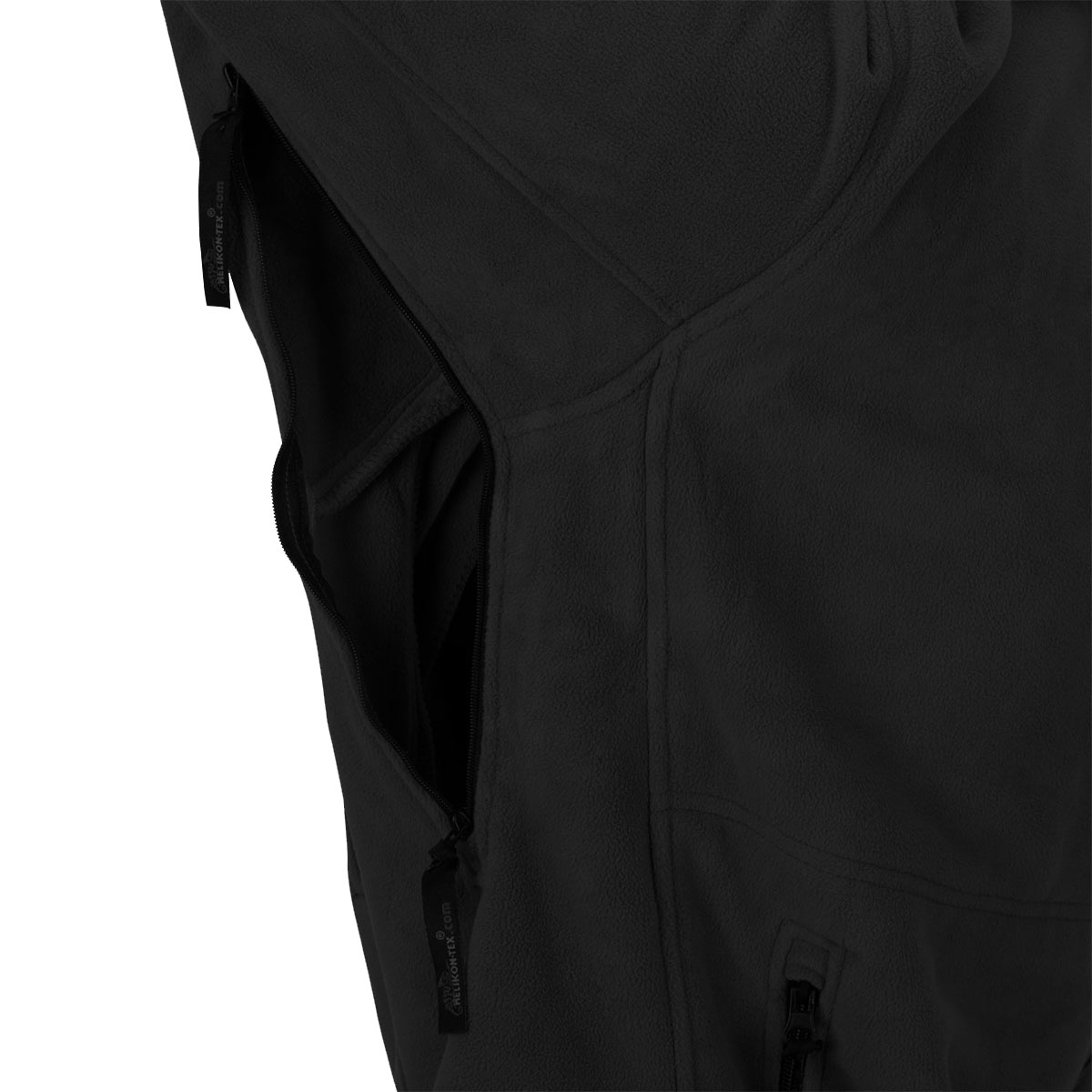 helikon patriot fleece ventilation pit zips black