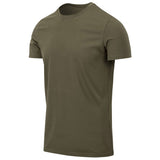 helikon slim fit t shirt olive green front