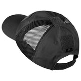 helikon vent baseball cap black top view