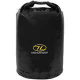 highlander 16 litre black waterproof pvc dry bag