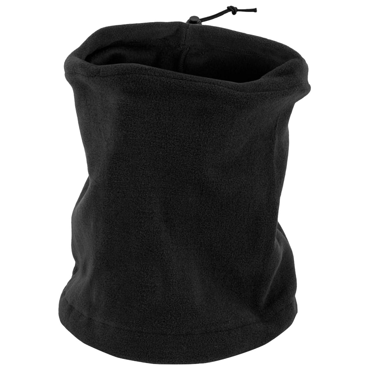 highlander black polar fleece neck warmer