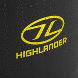 water on highlander black pvc dry bag logo