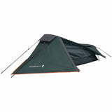 door open highlander blackthorn 1 person tent hunter green