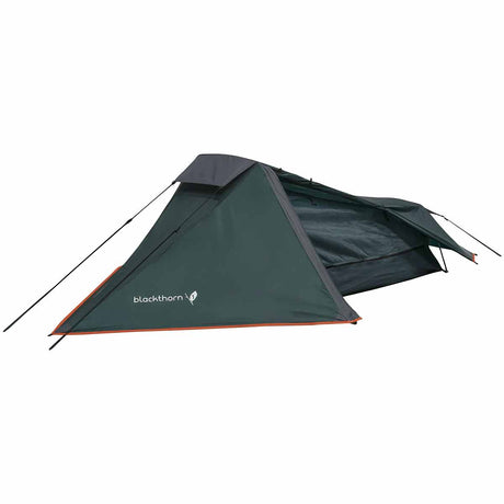 door open highlander blackthorn 1 person tent hunter green