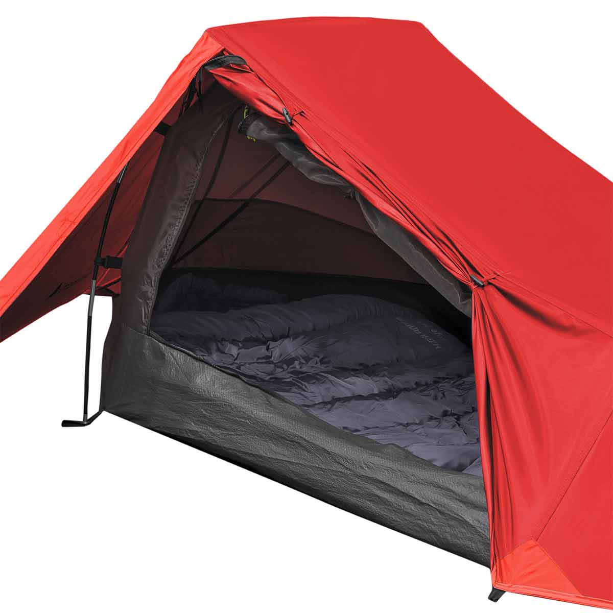 open door on highlander blackthorn 1 tent red