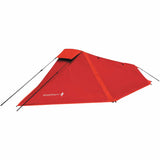 closed highlander blackthorn 1 man tent red