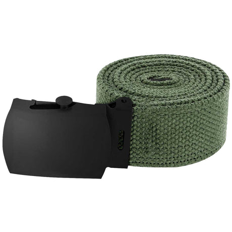 highlander canvas us military belt olive green