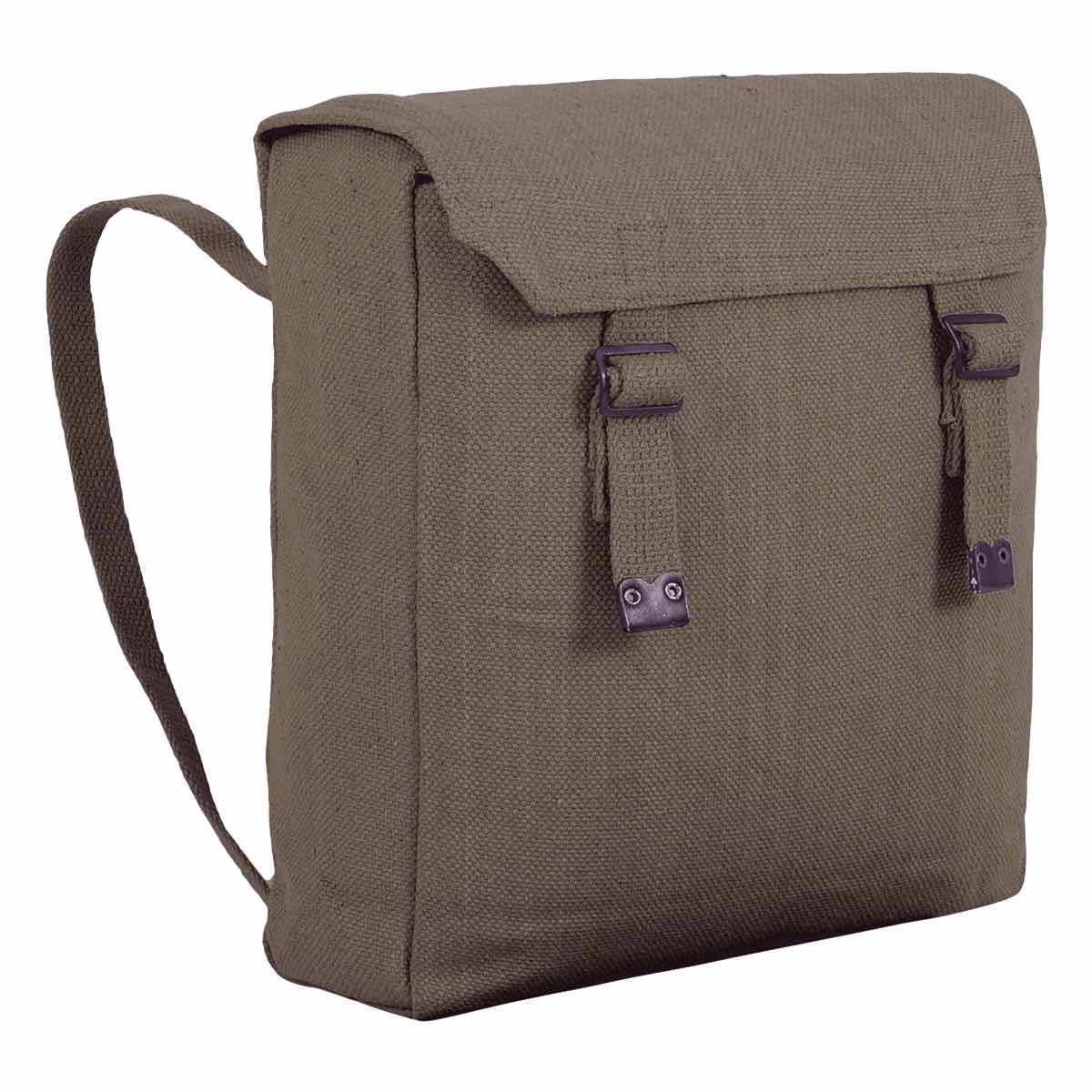 Olive canvas backpack online