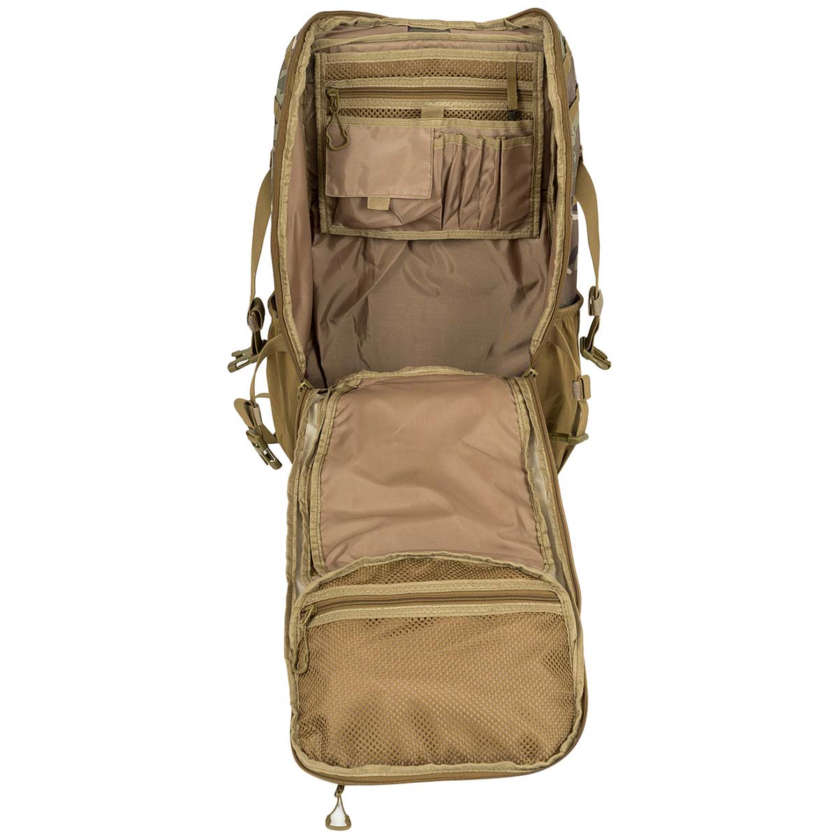 highlander clamshell opening eagle 3 backpack 40l hmtc camo