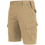 highlander elite combat shorts khaki