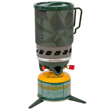 highlander fastboil mk3 camping stove olive green