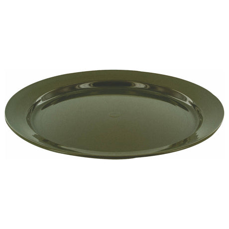 highlander flat camping plate olive green