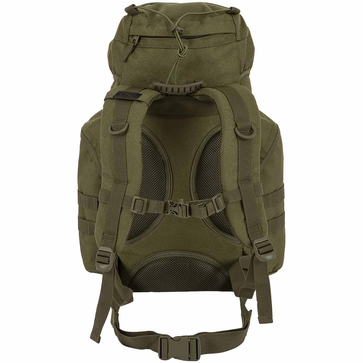 highlander forces 25 litre rucksack olive green back