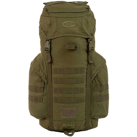 highlander forces 44l rucksack olive front