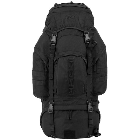 highlander forces 66l rucksack black