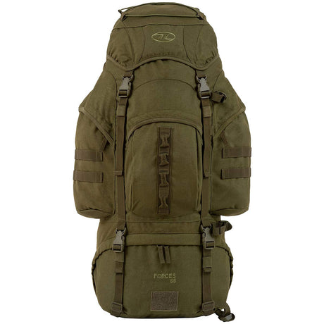 highlander forces 66l rucksack olive