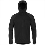 Front View of Highlander Hirta Hybrid Jacket Black