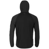 Rear View of Highlander Hirta Hybrid Jacket Black