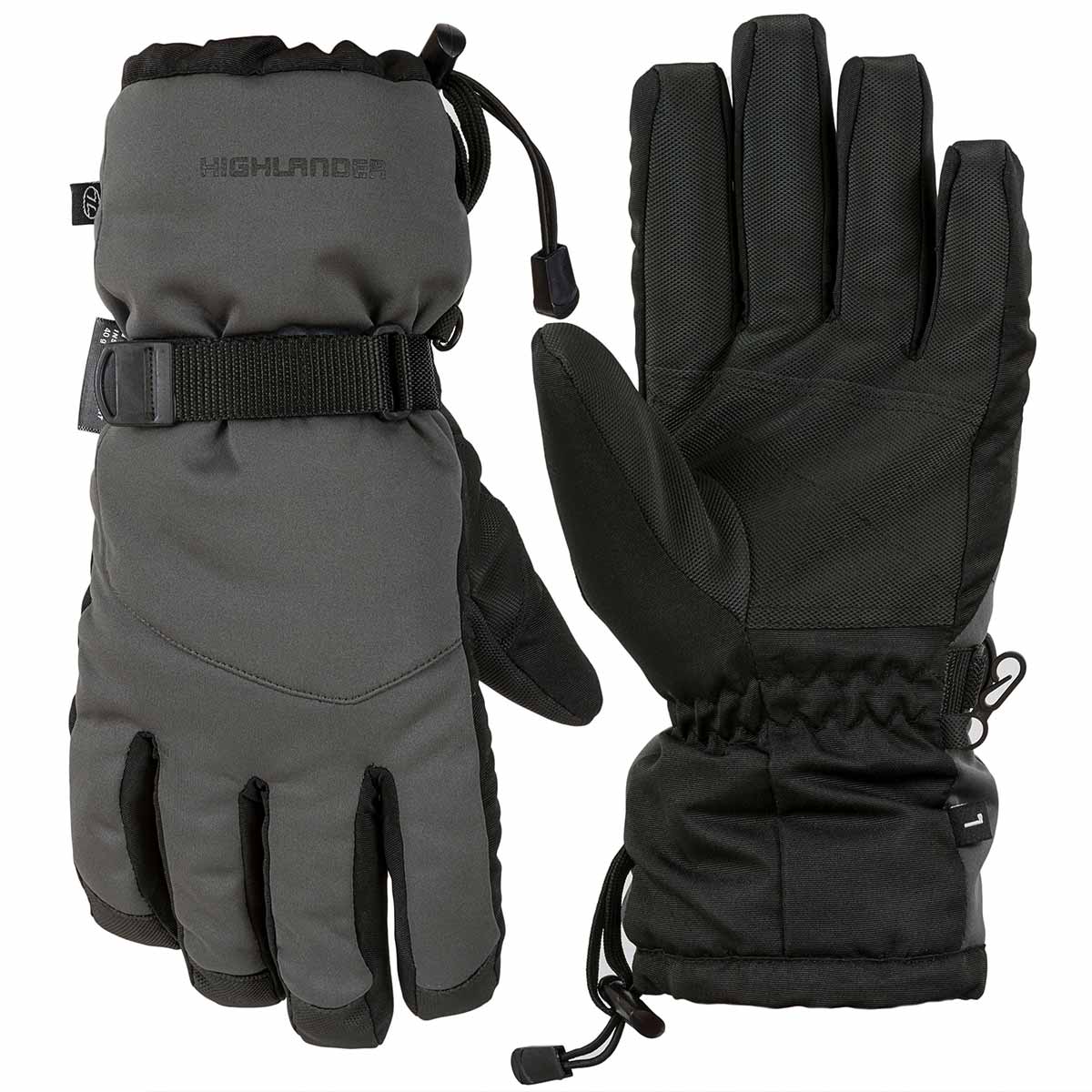 highlander mountain gloves charcoal