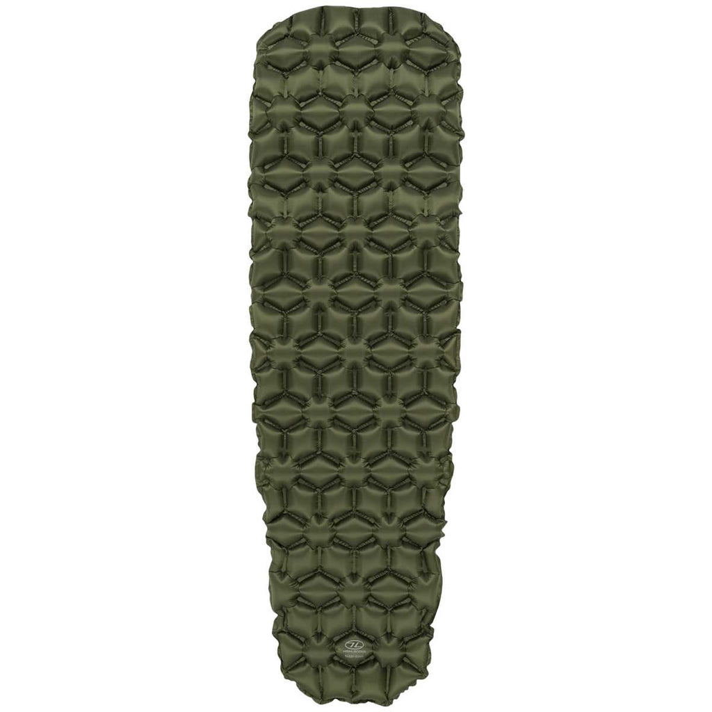 Highlander NAP-PAK Inflatable Sleeping Mat Olive Green | Military Kit