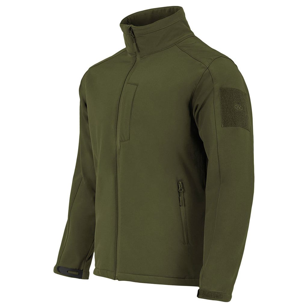 Green softshell outlet jacket