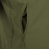 highlander olive green waterproof odin soft shell zipped pocket