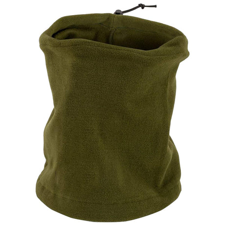 highlander olive polar fleece neck warmer